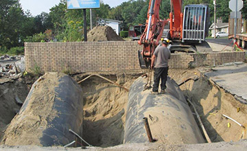 Removal of underground tanks