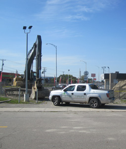 Soil decontamination and excavation of contaminated soil in Montreal
