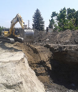 Soil decontamination by excavation in the Montreal area
